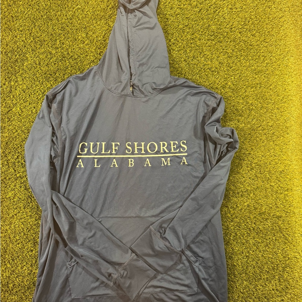 Ingear Gray Lightweight Hoodie with Yellow Print